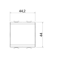 Intrerupator Cruce Titan 2module Chorus - Gw14101  4