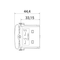 Intrerupator Cu Revenire Titan 1modul Chorus - Gw14131  3