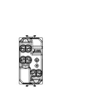 Priza Italia 2P+E 16A Titan 1modul Chorus - Gw14203  2