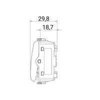 Intrerupator Cap Scara Alb Mat 1modul Chorus - Gw15051  3
