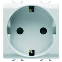 Priza Shucko Alb Mat 1modul Chorus - Gw15241  1