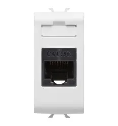 Chorus Alb Satinat Priza Rj45 5e Utp Gw15421