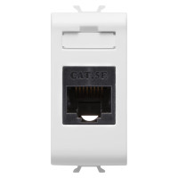 Chorus Alb Satinat Priza Rj45 5e Utp Gw15421  1
