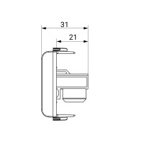 Chorus Alb Satinat Priza Rj45 5e Utp Gw15421  3