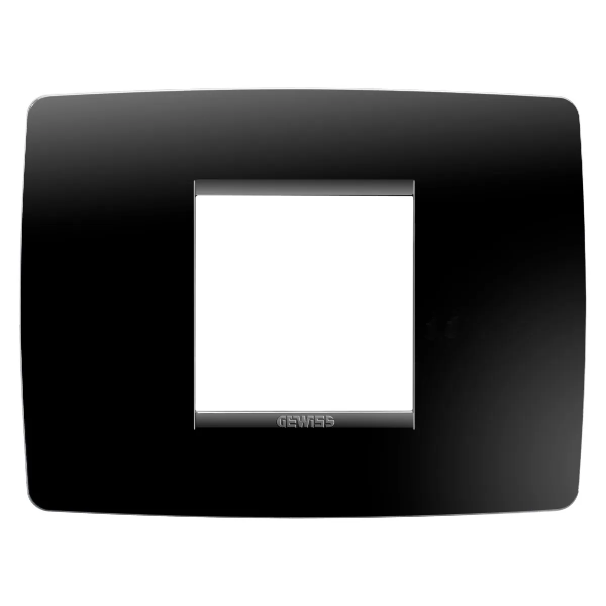 Rama Ornament 2module One Chorus Negru Lucios - Gw16102tn  1