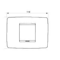 Rama Ornament 2M Chorus One Alb Satinat Gw16102vw  3