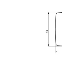 Rama Ornament 3module One Chorus Alb Lucios - Gw16103tb  2