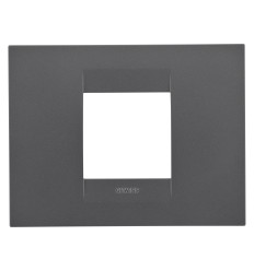 Rama Ornament 2module Geo Chorus Negru Mat - Gw16402vn