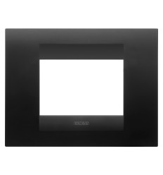 Rama Ornament 3module Geo Chorus Negru Mat - Gw16403vn