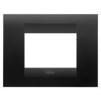 Rama Ornament 3module Geo Chorus Negru Mat - Gw16403vn  1