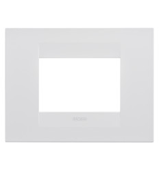 Rama Ornament 3module Geo Chorus Alb Mat - Gw16403vw