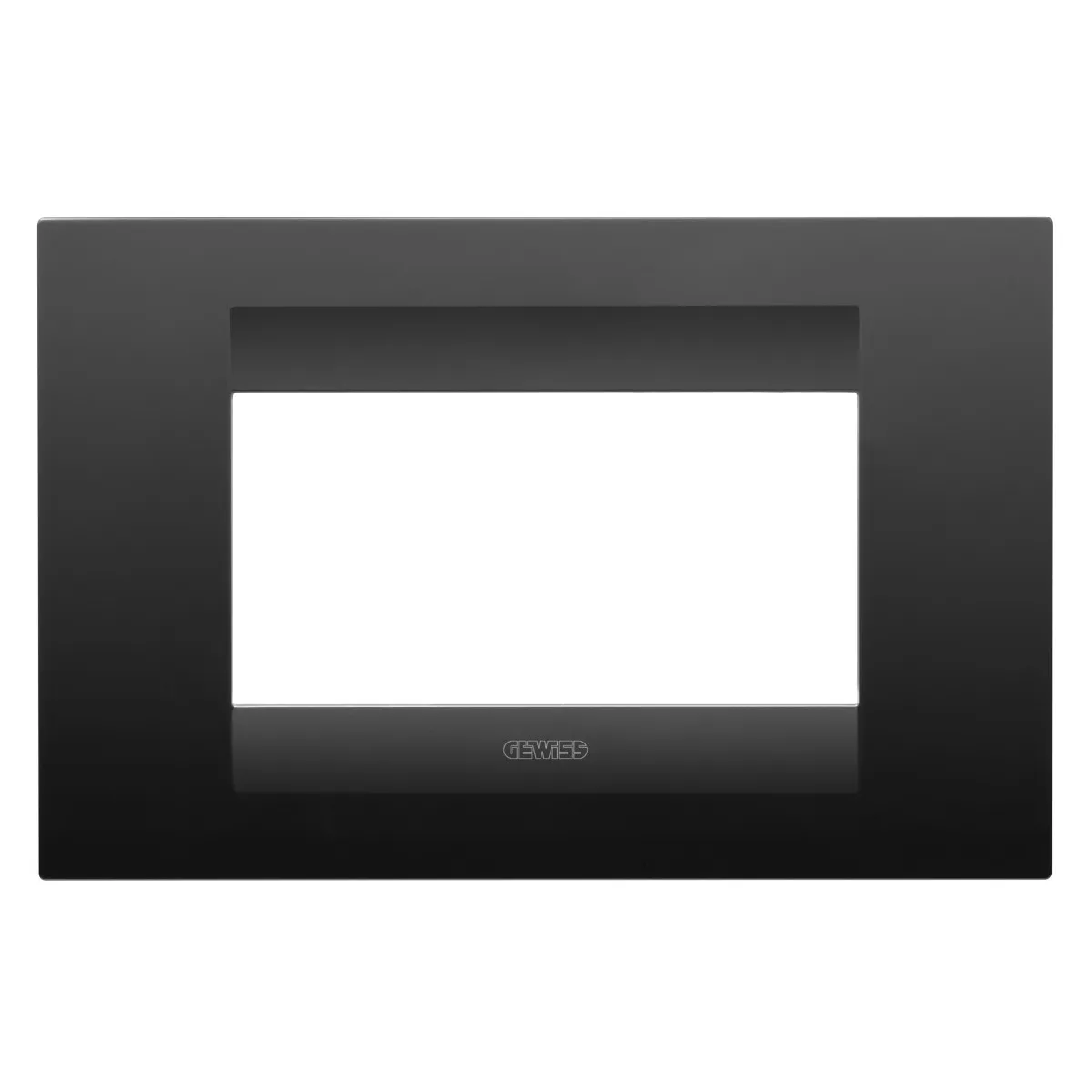 Rama Ornament 4module Geo Chorus Negru Mat - Gw16404vn  1