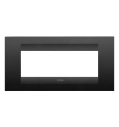 Rama Ornament 6module Geo Chorus Negru Mat - Gw16406vn