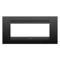 Rama Ornament 6module Geo Chorus Negru Mat - Gw16406vn  1