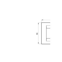 Rama Ornament 2module Geo Chorus Alb Lucios - Gw16422tb  2
