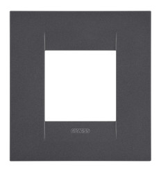 Rama Ornament 2 Module Geo Chorus Negru Satinat - Gw16422vn