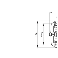 Suport 2module Chorus - Gw16802  2