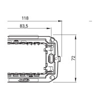 Suport 3module Chorus - Gw16803  3