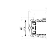 Suport 4module Chorus - Gw16804  2