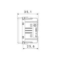 Priza Modulara Standard 16A, 2P+E, Gw20203, Alb - 1 Modul  3