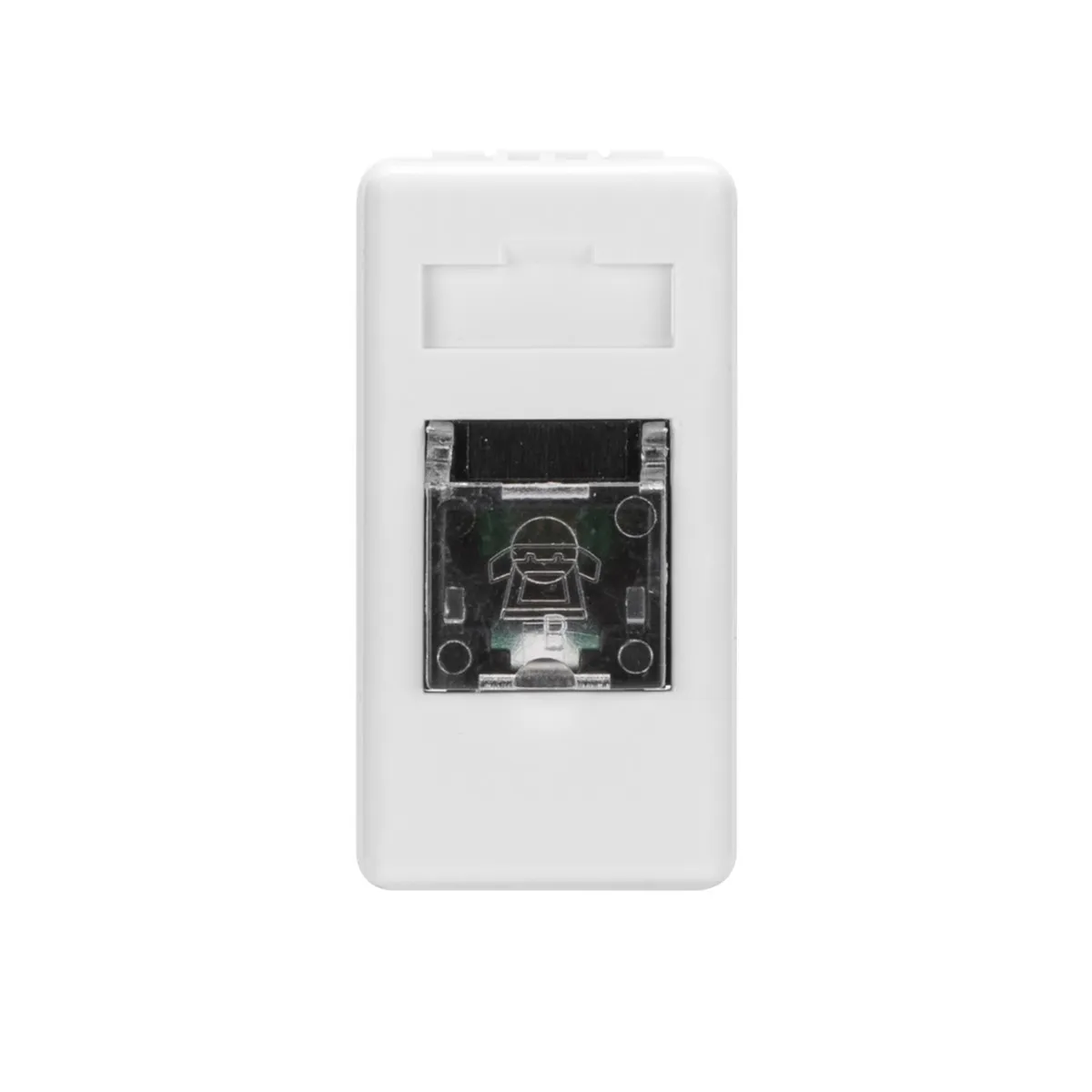 Priza Modulara Telefon, Gw20251, Alb - 1 Modul  1