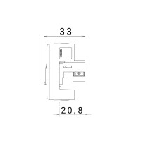 Priza Modulara Telefon, Gw20251, Alb - 1 Modul  3