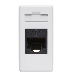 Priza Date (Adaptor) Rj45 Cat5 (utp) Alba 1 Modul Gw20271