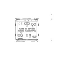 Priza Modulara Standard 2P+E, Gw20297, Rosu - 2 Module  2