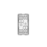Intrerupator Cu Trei Cai 1P 250V C.a. - 10 Ax - Nul - Simbol Sus-Jos - 1 Modul  2