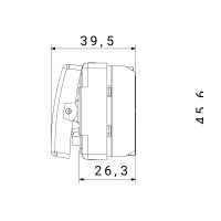 Intrerupator Modular Cap Cruce Gw20580, Alb - 2 Module  3