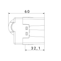 Senzor De Miscare Modular Gw20821, Alb - 1 Modul  3