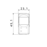 Senzor De Miscare Modular Gw20821, Alb - 1 Modul  4