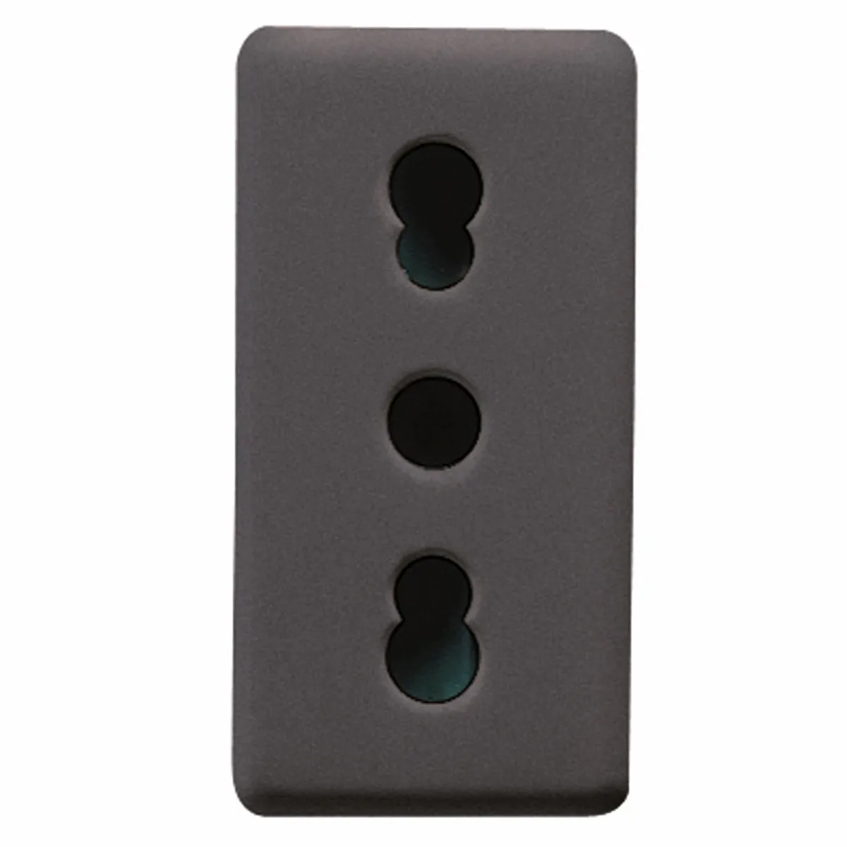 Priza Modulara Standard 16A, 2P+E, Gw21203, Negru - 1 Modul  1