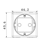 Priza Modulara Standard 2P+E, Gw21265, Negru - 2 Module  4