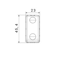 Buton 1P 250V C.a. - No+no 10A - Cu Interblocare - Simbol Sus Si Jos - 1 Modul Gw21521 Negru  4