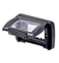 Rama Etansare IP55 Neagra System 4 Module Gw22462