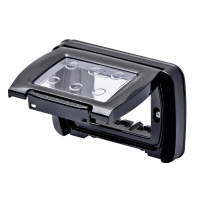 Rama Etansare IP55 Neagra System 4 Module Gw22462  1