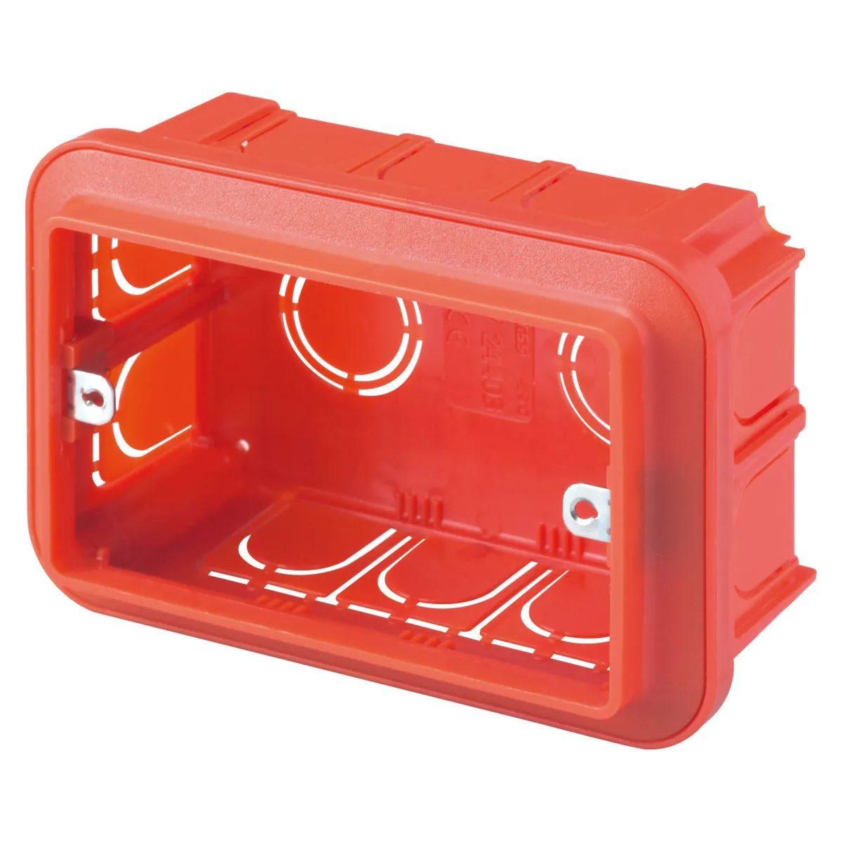 Doza Aparat, 3 Module Gw24403 - Montaj Sub Tencuiala  1