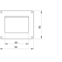 Rama Aplicata Pe Tencuiala, 3 Module Gw27003 - Montaj Aplicat  4