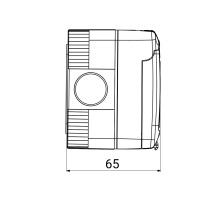 Rama Aplicata Pe Tencuiala IP55, 1 Modul Gw27041 - Montaj Aplicat  3