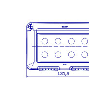 Rama Aplicata Pe Tencuiala IP55, 4 Module Gw27044 - Montaj Aplicat  3