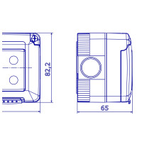 Rama Aplicata Pe Tencuiala IP55, 4 Module Gw27044 - Montaj Aplicat  4