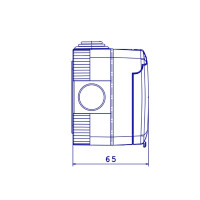 Rama Aplicata Pe Tencuiala IP55, 3 Module Gw27043 - Montaj Aplicat  4