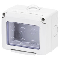 Rama Aplicata Pe Tencuiala IP55, 3 Module Gw27043 - Montaj Aplicat  1