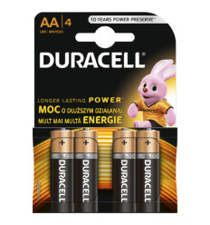 Baterie Duracell Alcalina R6/AA - 4 Bucati