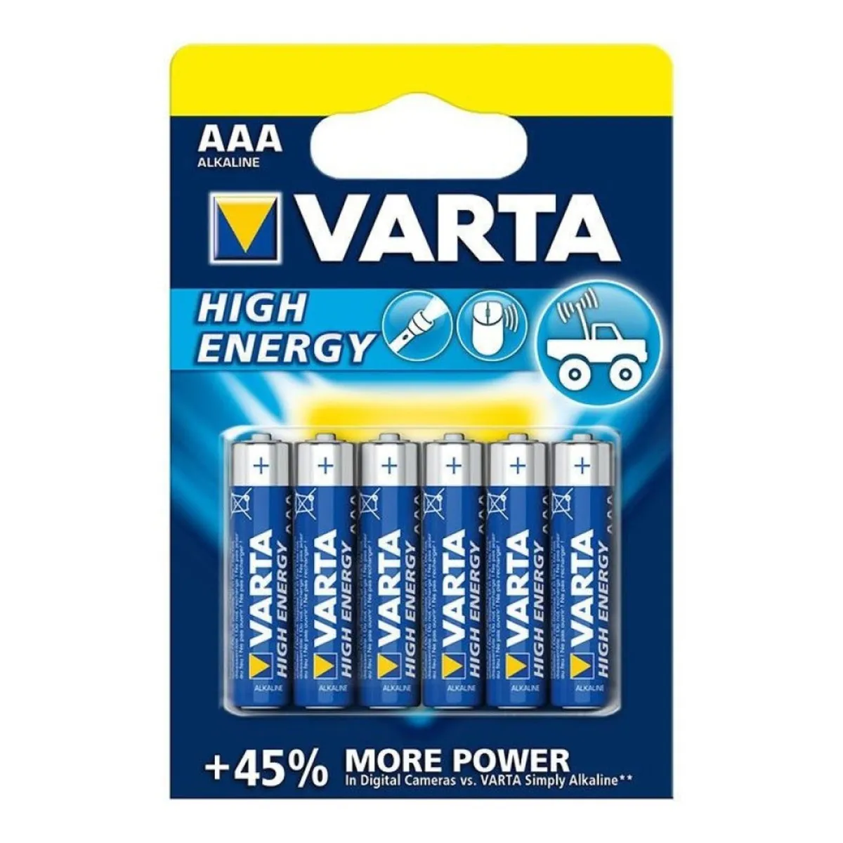 Baterie Varta Alcalina R3/AAA - 6 Bucati 1
