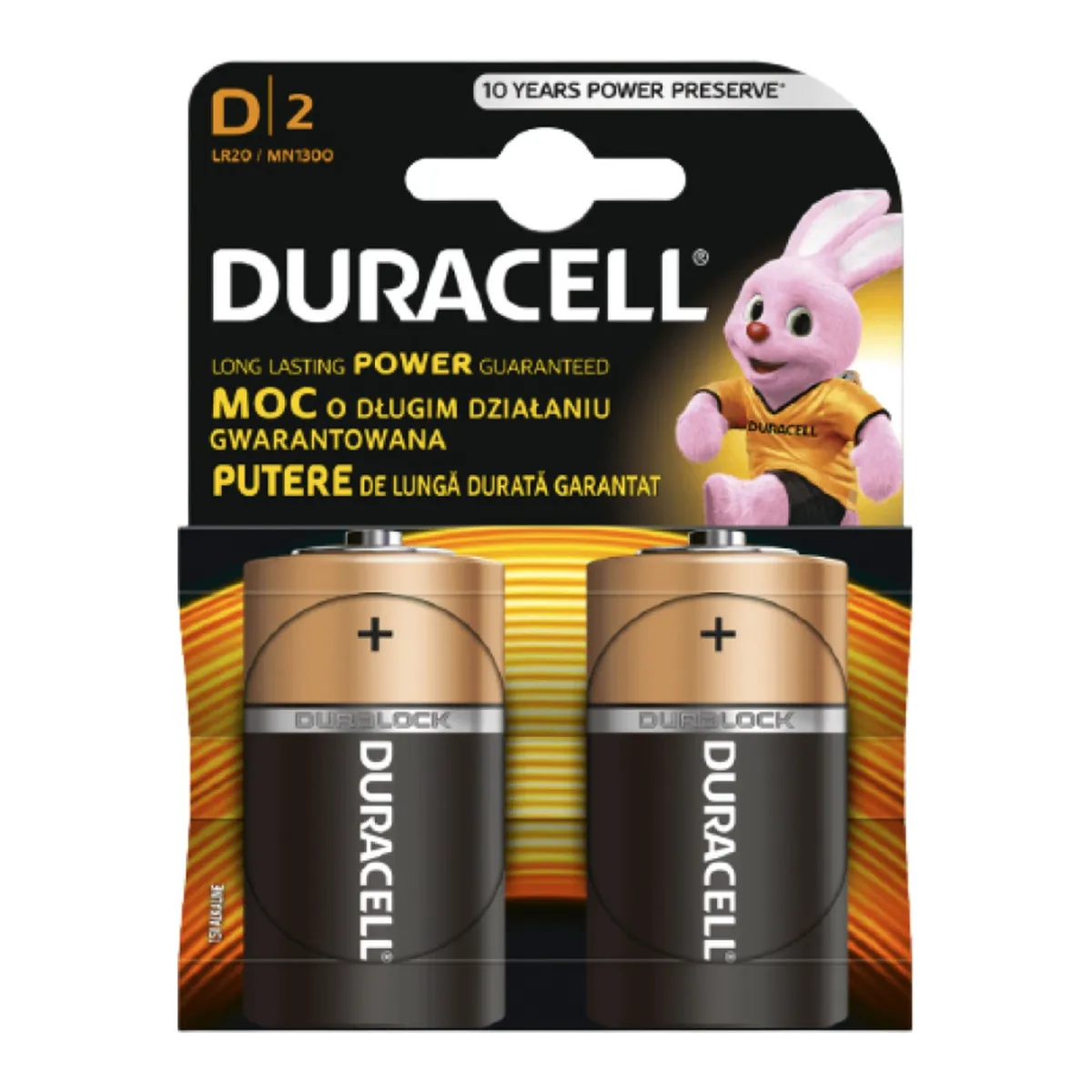 Baterie Duracell Alcalina R20 - 2 Bucati  1