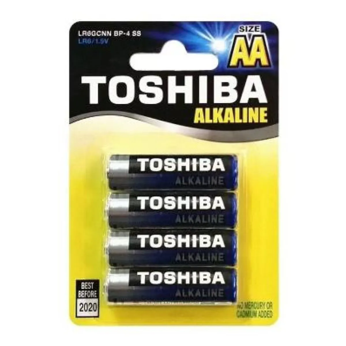 Baterie Toshiba Alcalina R6/AA - 4 Bucati  1