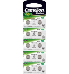 Baterie Camelion Alcalina AG0/LR63 - 10 Bucati