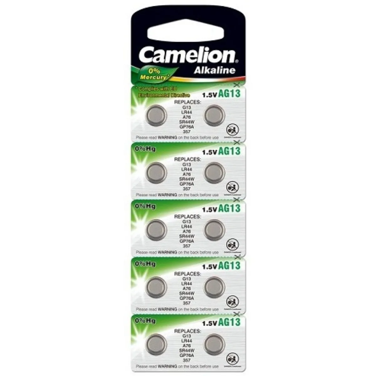 Baterie Camelion Alcalina AG13/LR44 - 10 Bucati  1